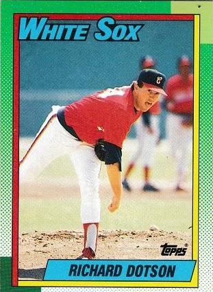 Richard Dotson #169 Baseball Cards 1990 Topps
