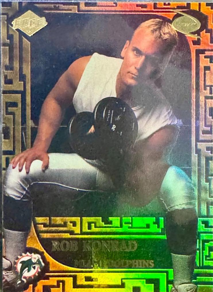 Rob Konrad #CR8 Football Cards 1999 Collector's Edge Odyssey Cut'N Rip