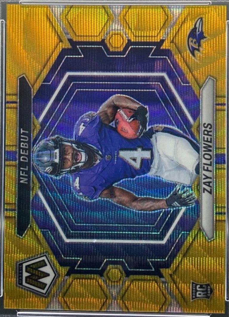 Zay Flowers [Gold Wave] #ND-18