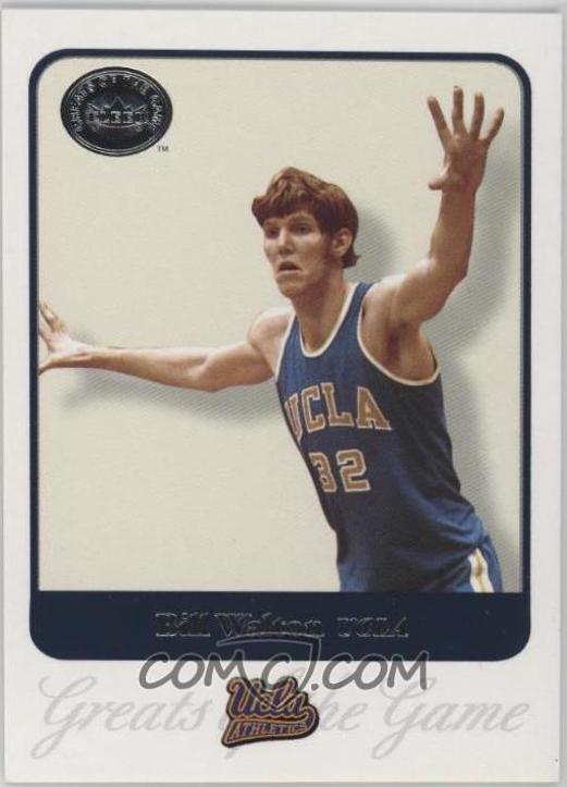 Bill Walton #5 2001 Fleer Greats Of The Game Basketball