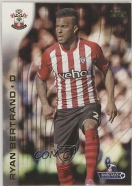 Ryan Bertrand #92 Soccer Cards 2015 Topps Premier Gold