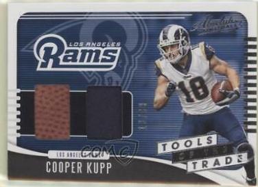 Cooper Kupp #TTD-CK Football Cards 2019 Panini Absolute Tools of the Trade Double