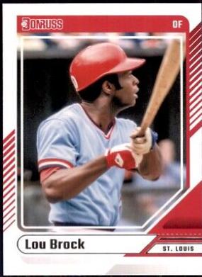 Lou Brock #72 Cover Art