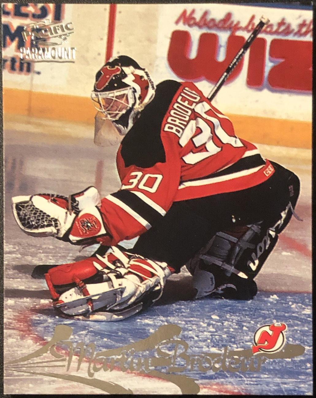 Martin Brodeur #101 1997 Pacific Paramount Hockey