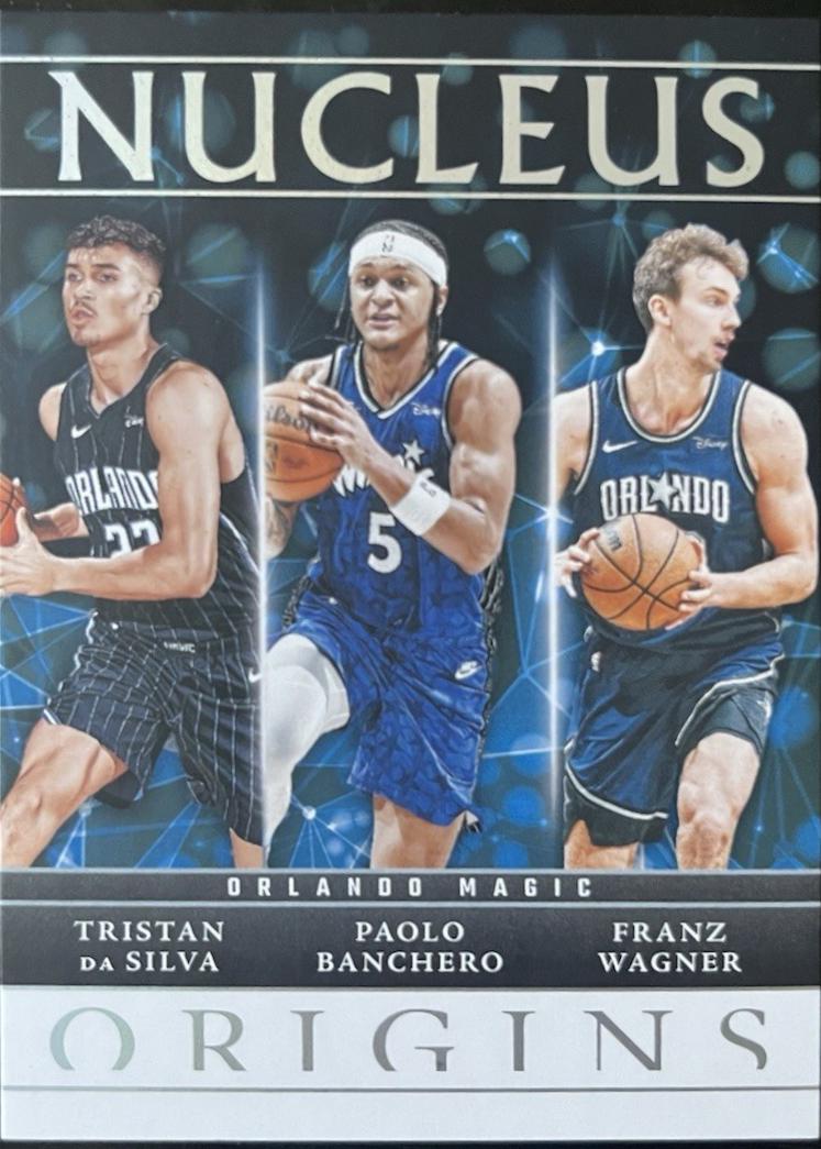 Tristan da Silva / Franz Wagner / Paolo Banchero #12 Basketball Cards 2024 Panini Origins Nucleus