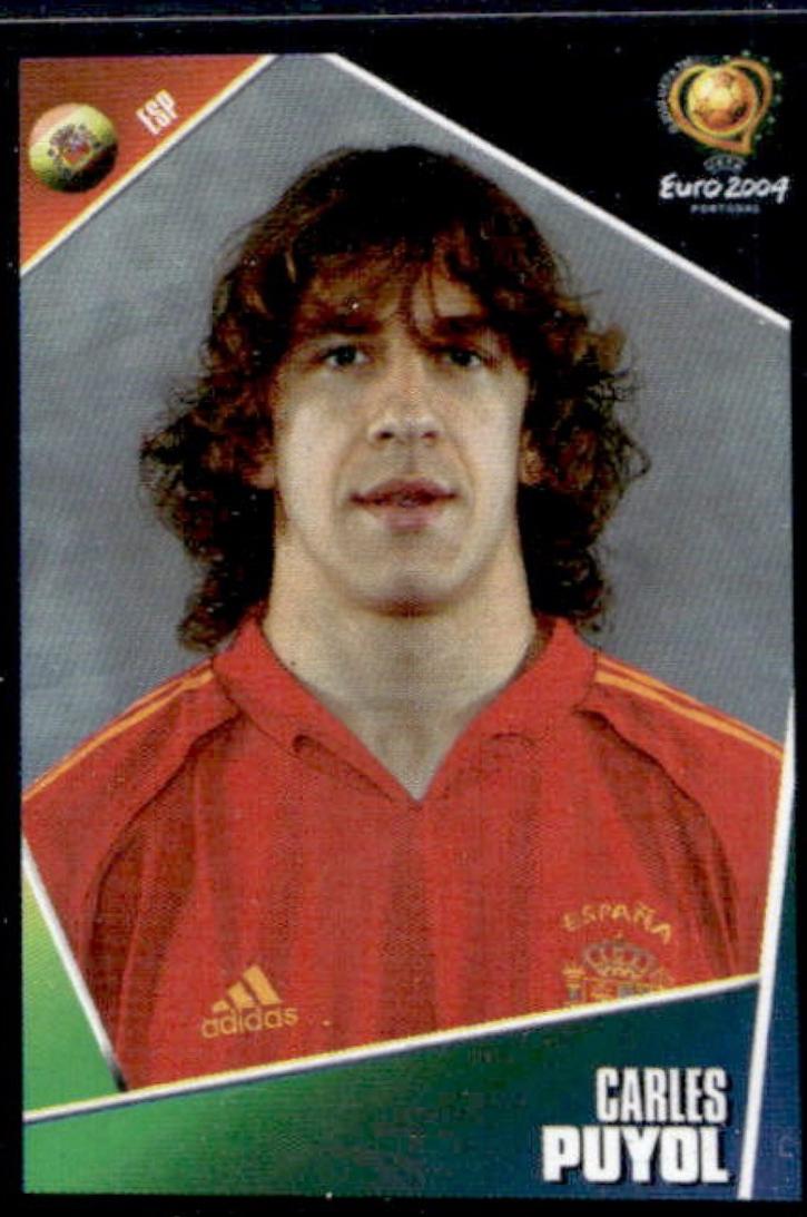 Carles Puyol #76 2004 Panini UEFA Euro