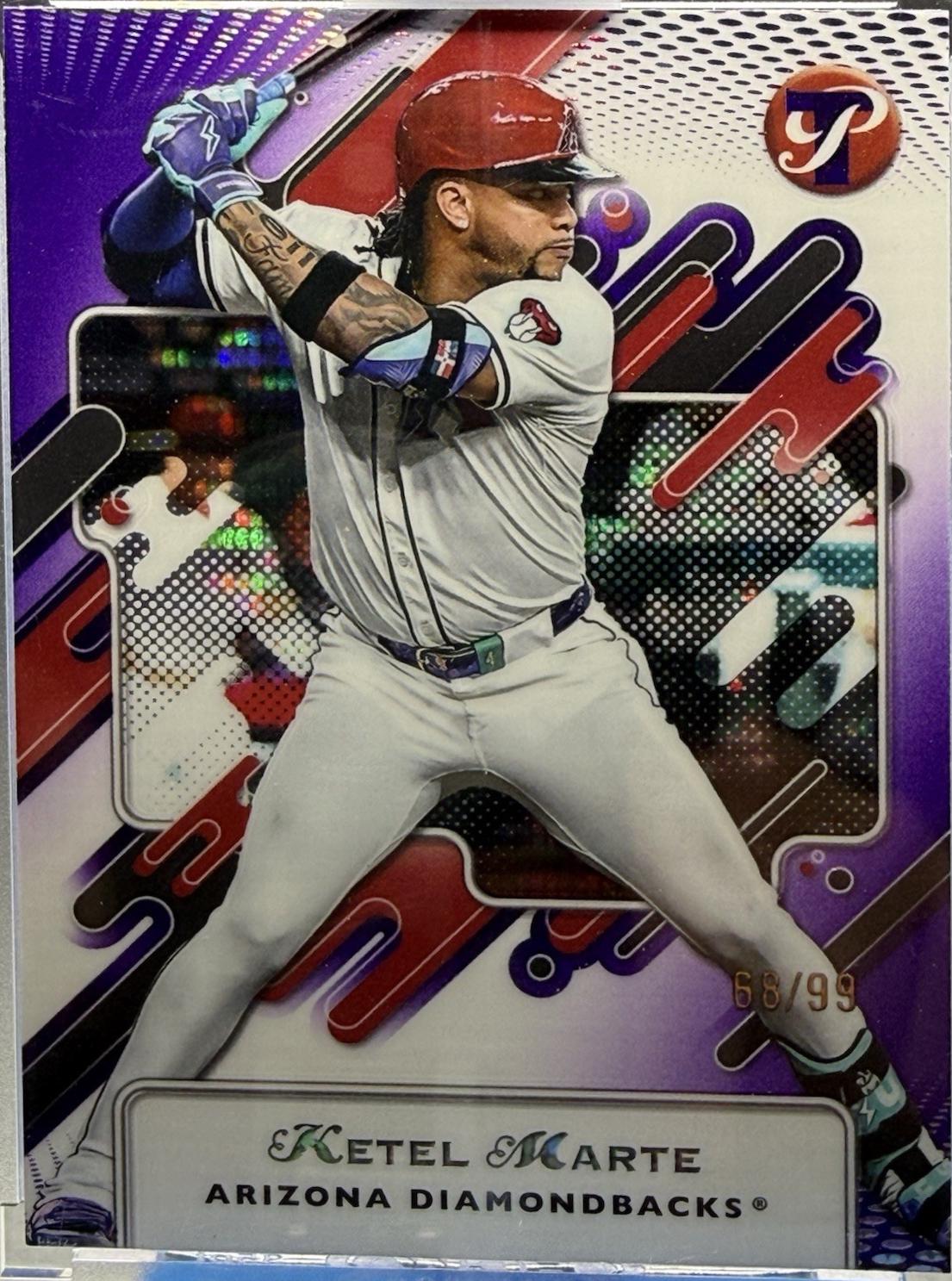 Ketel Marte [Encased Purple Refractor] #70