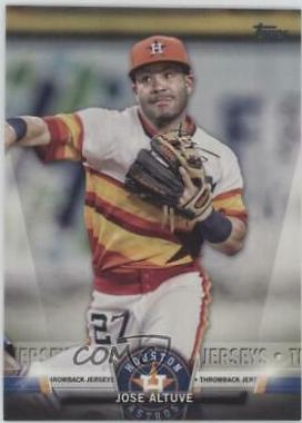 Jose Altuve #S-14 Baseball Cards 2018 Topps Salute