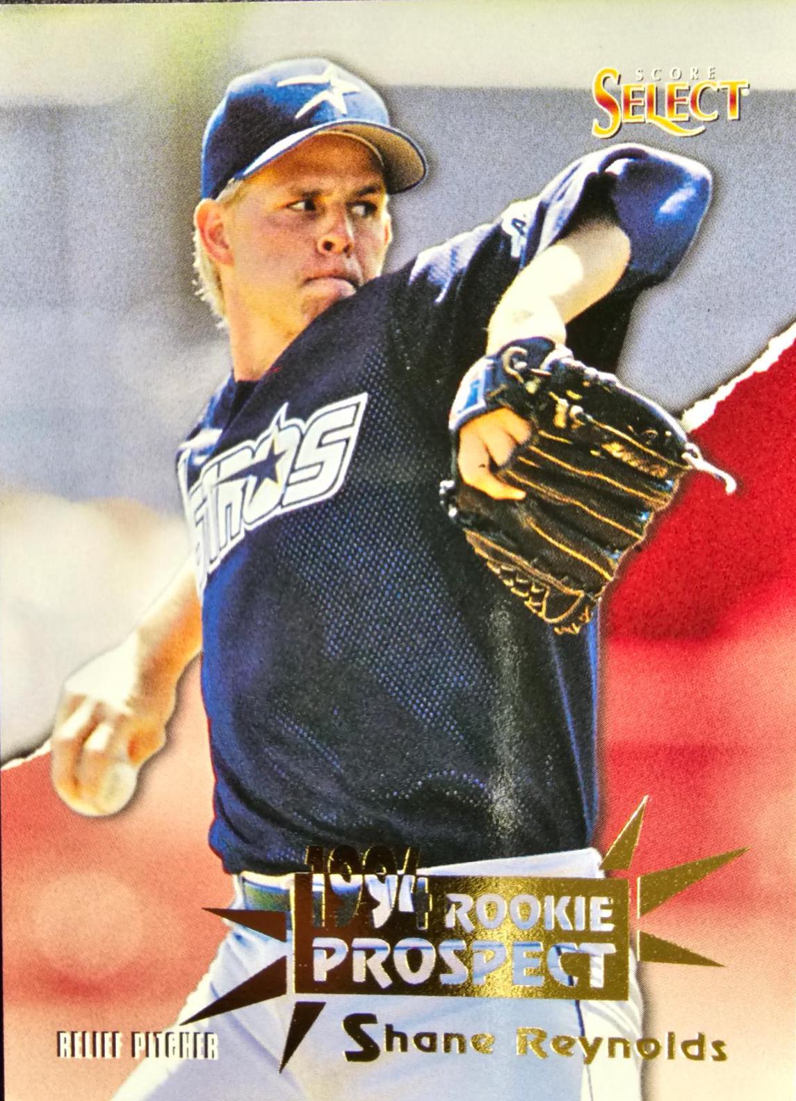 Shane Reynolds #196 Baseball Cards 1994 Select