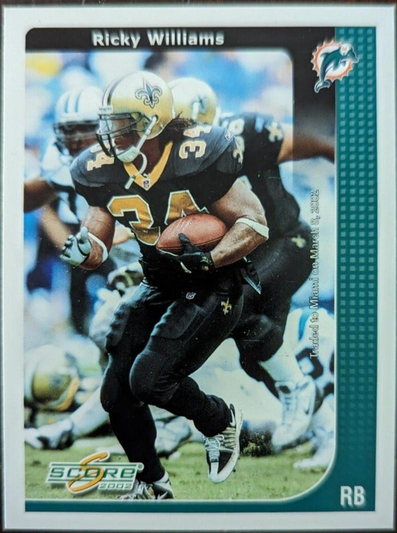 Ricky Williams #142 2002 Panini Score Football