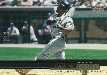 Greg Vaughn #31 Baseball Cards 2000 Upper Deck Gold Reserve