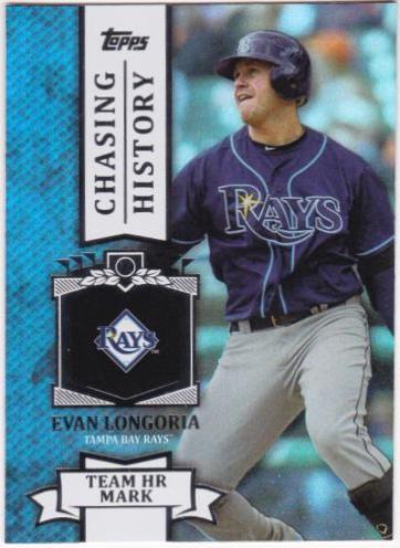 Evan Longoria [Holofoil] #CH-12 Baseball Cards 2013 Topps Chasing History