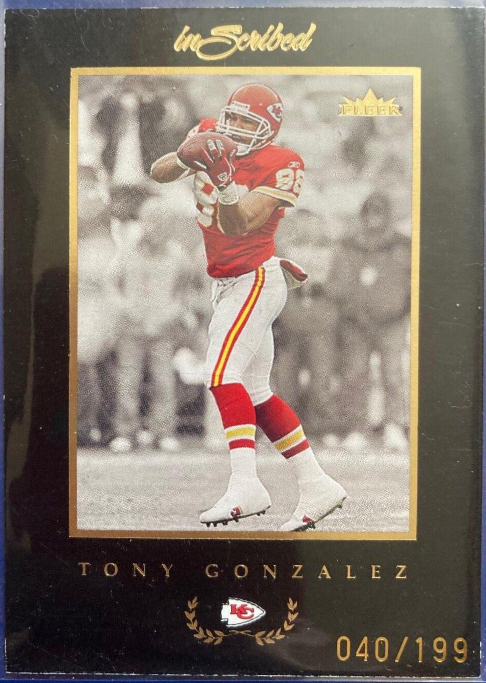 Tony Gonzalez [Black Border Gold] #51