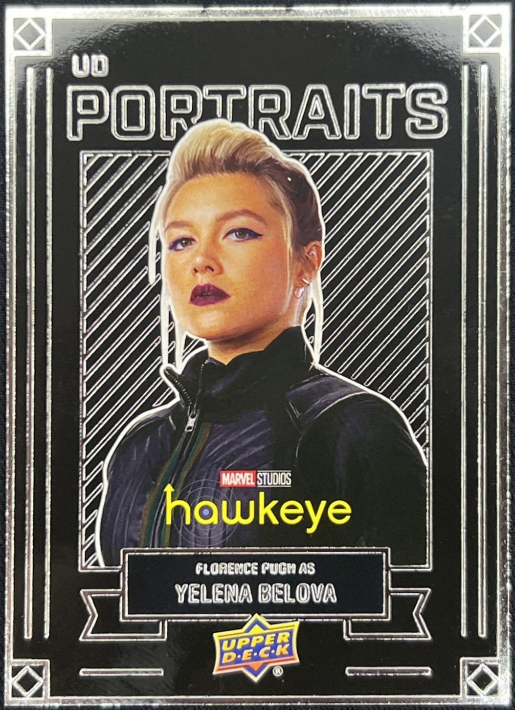 Florence Pugh as Yelena Belova #P13 Marvel 2024 Upper Deck Studios UD Portraits