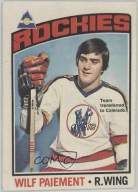 Wilf Paiement #37 Hockey Cards 1976 O-Pee-Chee