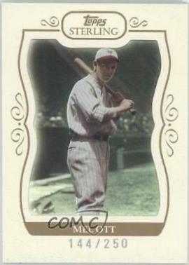 Mel Ott #11 Baseball Cards 2008 Topps Sterling