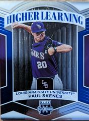 Paul Skenes #HL-10 Baseball Cards 2023 Panini Elite Extra Edition Higher Learning Prices