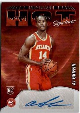 AJ Griffin #HSR-AJG Basketball Cards 2022 Panini Hoops Hot Signatures Rookies