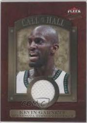 Kevin Garnett #CH5 Basketball Cards 2007 Ultra Call to the Hall