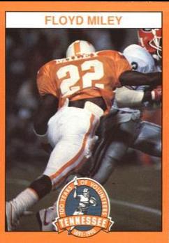 Floyd Miley #22 Football Cards 1990 Tennessee Volunteers Centennial