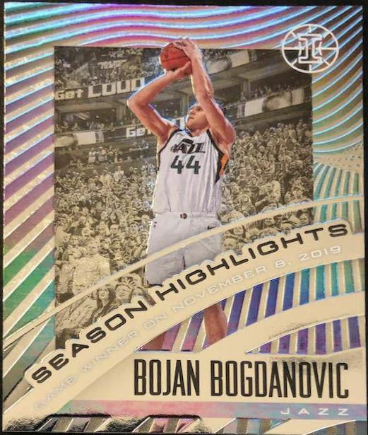 Bojan Bogdanovic #6 Basketball Cards 2019 Panini Illusions Season Highlights