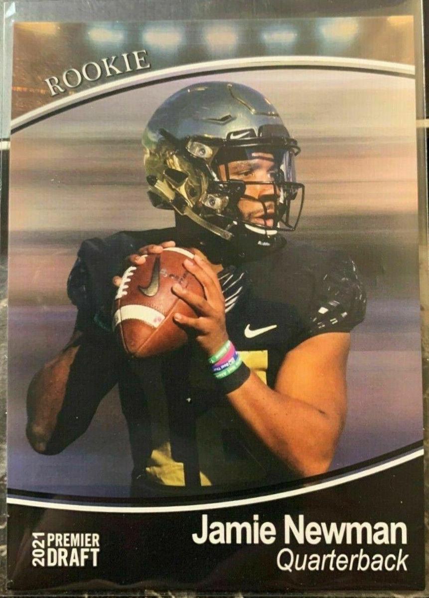 Jamie Newman #82 Football Cards 2021 Sage Premier Draft