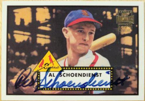 Red Schoendienst #26 Baseball Cards 2001 Topps Archives Autographs