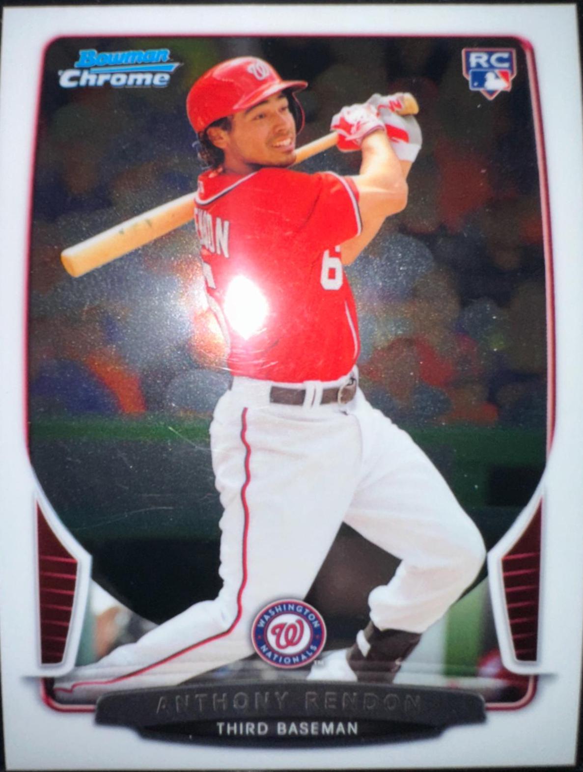 Anthony Rendon #5 Baseball Cards 2013 Bowman Chrome Draft Picks & Prospects Rookies