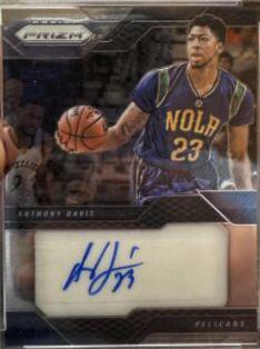 Anthony Davis #4 Basketball Cards 2016 Panini Prizm Veteran Signatures