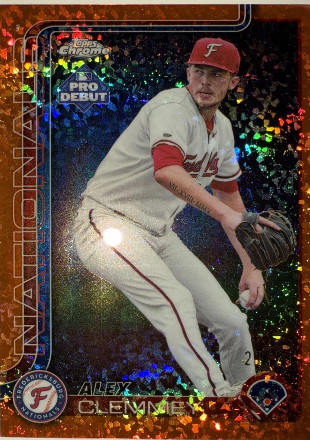 Alex Clemmey [Orange Lava Refractor Autograph] #PDC-14