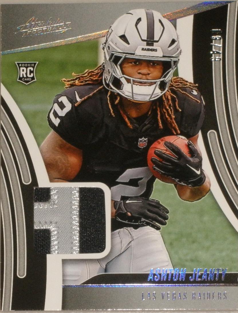 Ashton Jeanty #ARM-AJY 2025 Panini Absolute Football Absolute Rookie Materials
