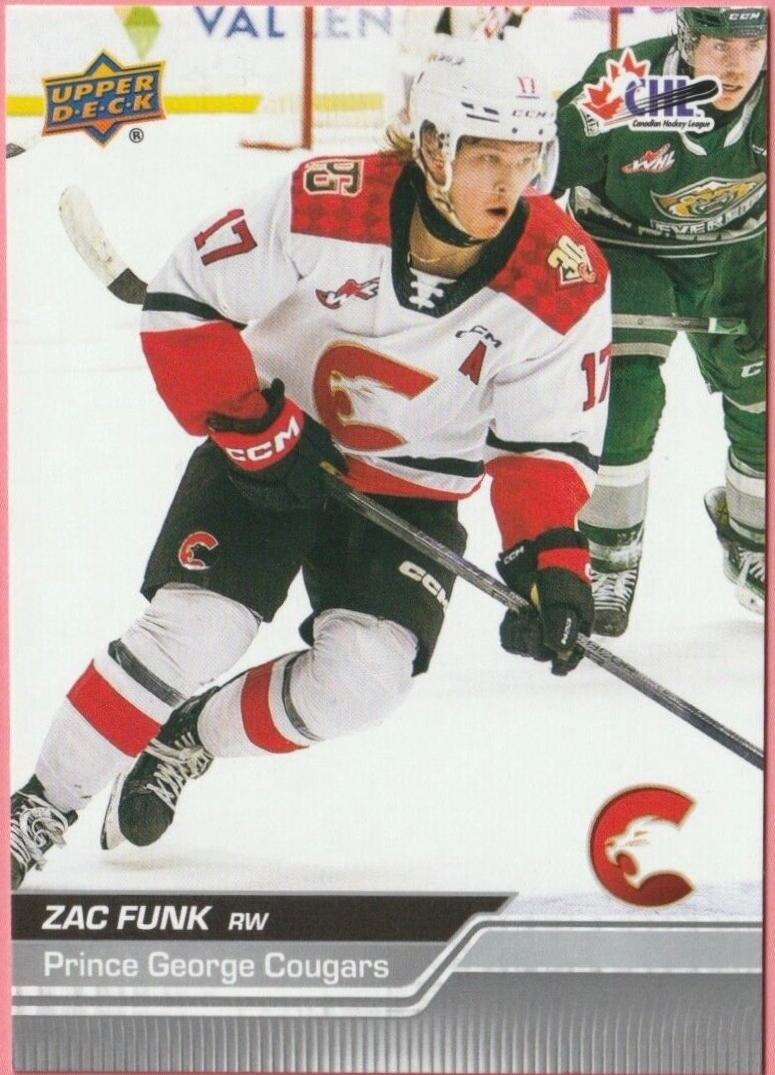 Zac Funk #3 Hockey Cards 2023 Upper Deck CHL