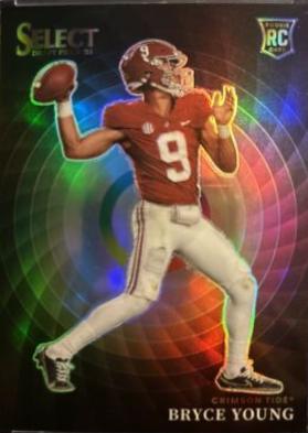 Bryce Young #2 Football Cards 2023 Panini Select Color Wheel