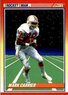 Mark Carrier #558 Football Cards 1990 Panini Score