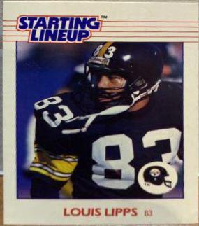 Louis Lipps Football Cards 1988 Kenner Starting Lineup