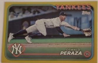 Oswald Peraza [Gold Foil] (2024 Topps)