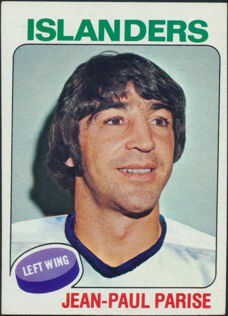 Jean Paul Parise #127 Hockey Cards 1975 Topps