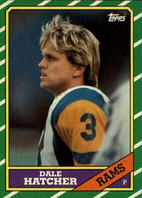 Dale Hatcher #93 Football Cards 1986 Topps