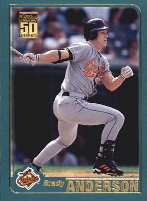 Brady Anderson #669 Baseball Cards 2001 Topps