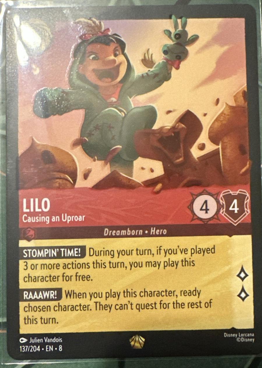 Lilo - Causing an Uproar #137 Lorcana Reign of Jafar