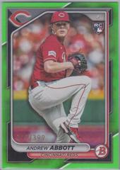 Andrew Abbott [Neon Green] #70 Baseball Cards 2024 Bowman Prices
