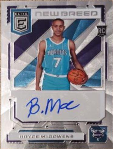 Bryce McGowens #NB-BMG Basketball Cards 2022 Panini Donruss Elite New Breed Autographs