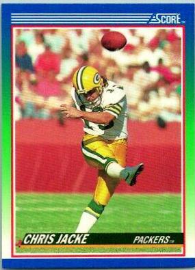 Chris Jacke #103 Football Cards 1990 Panini Score