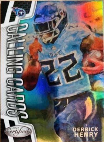 Derrick Henry #CALL-1 Football Cards 2023 Panini Certified Calling