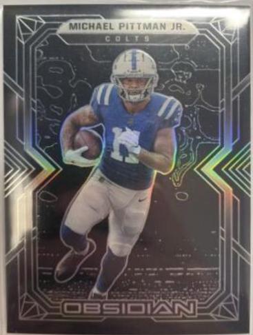 Michael Pittman Jr. #47 Football Cards 2022 Panini Obsidian