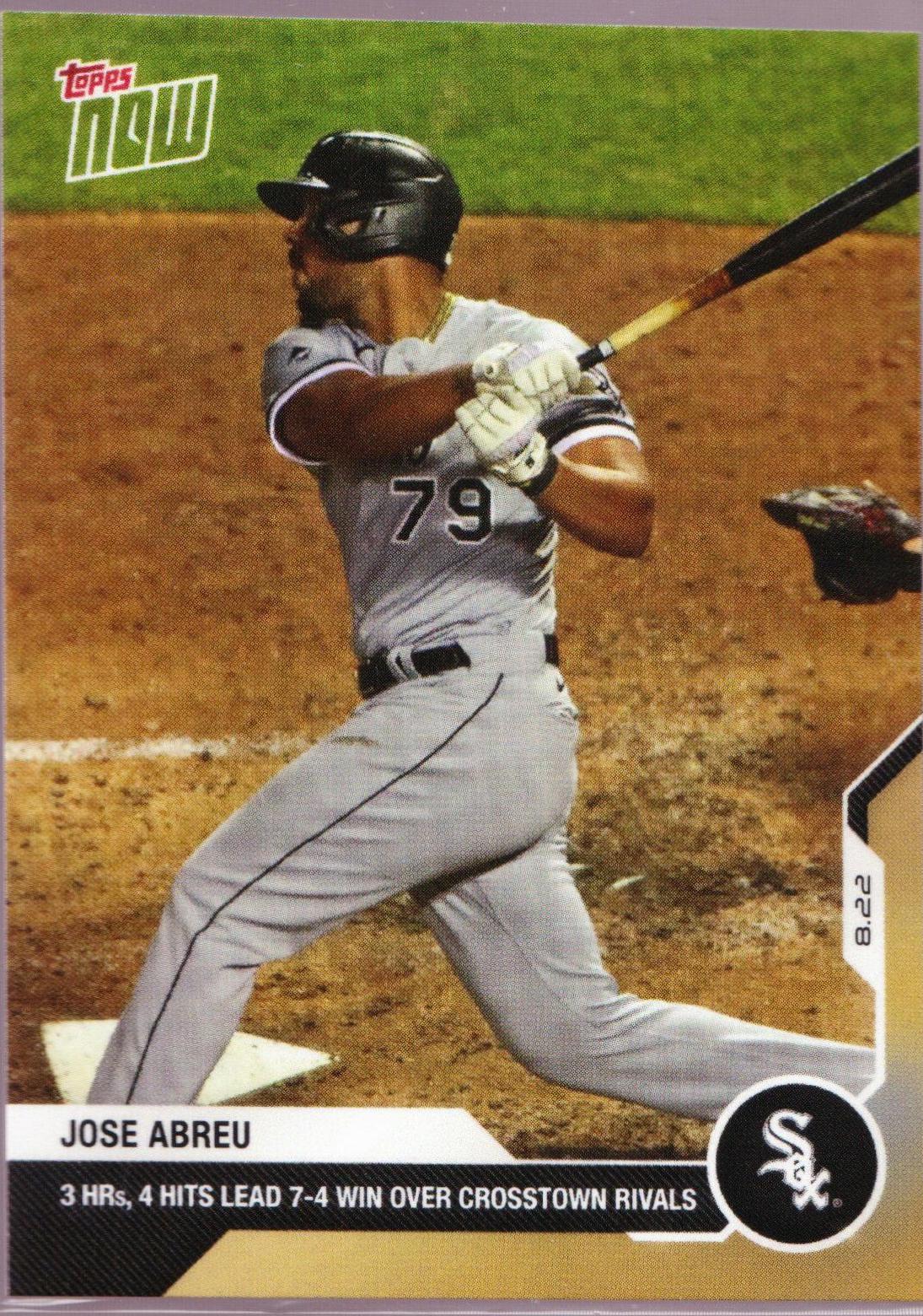 Jose Abreu #145 2020 Topps Now Baseball