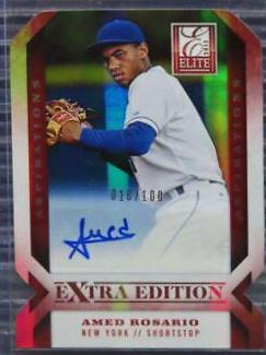 Amed Rosario [Aspirations Die Cut Signature] #59