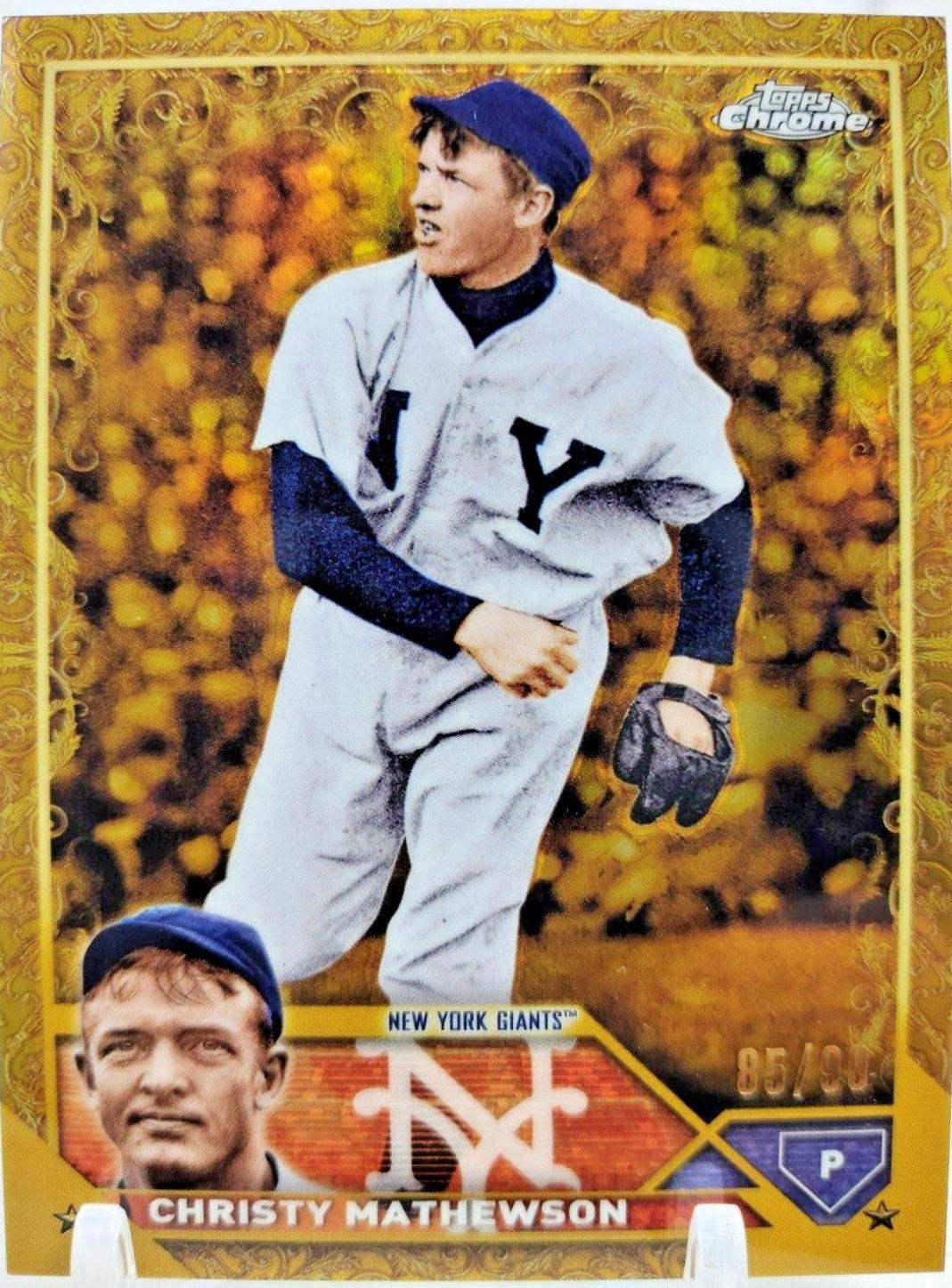 Christy Mathewson #43 Baseball Cards 2023 Topps Gilded Collection