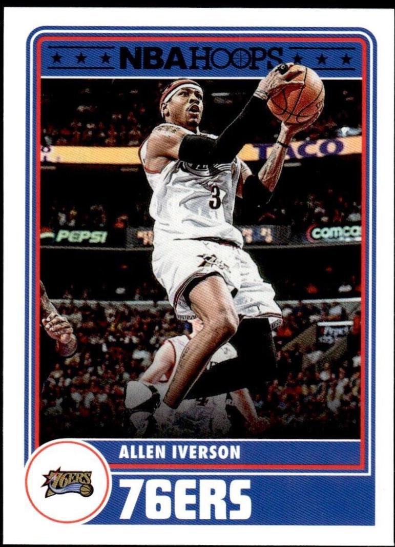 Allen Iverson #296 Prices | 2023 Panini Hoops | Basketball Cards
