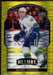 Quinn Hughes [Yellow Taxi] #43 Hockey Cards 2020 Upper Deck Allure Prices